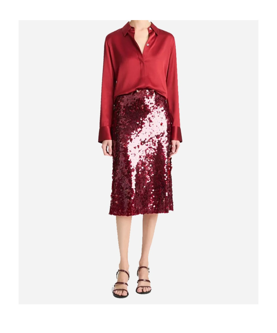 VINCE SATIN SHIRT