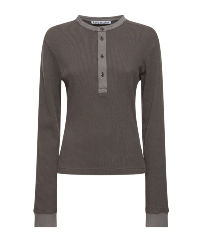 Acne Studios Emsley Knitted T-shirt