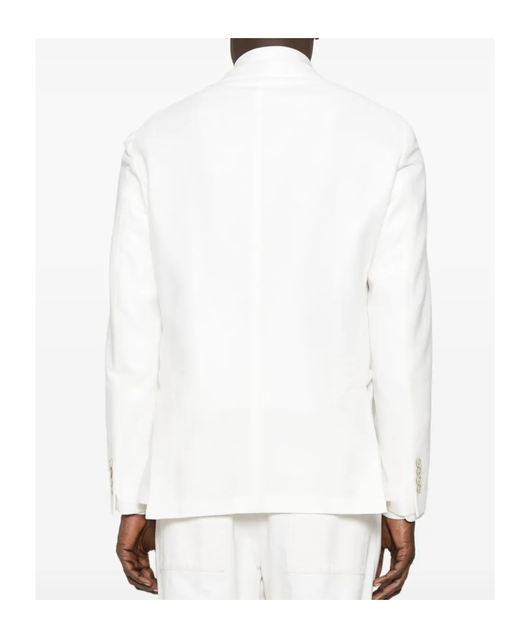Eleventy Single-breasted Blazer In White