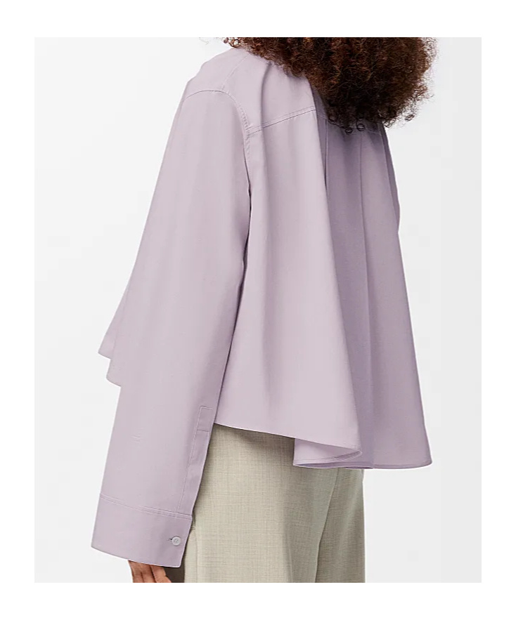 Loewe Anagram Trapeze Cropped Shirt