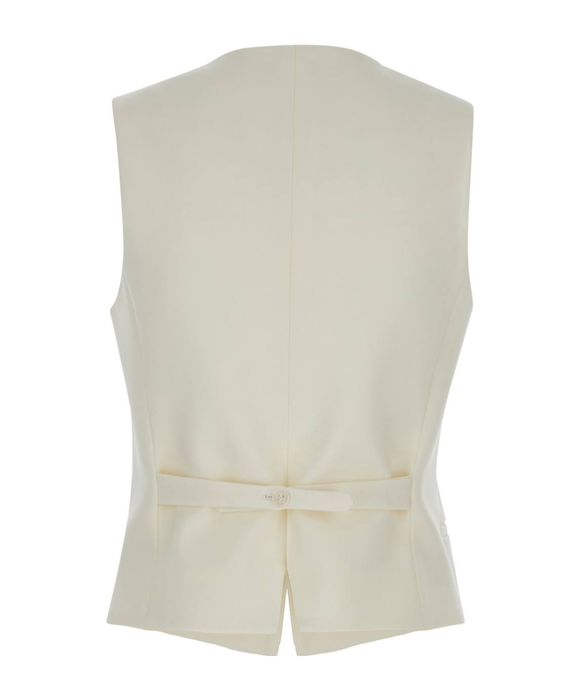 P.a.r.o.s.h White V Neck Vest In White