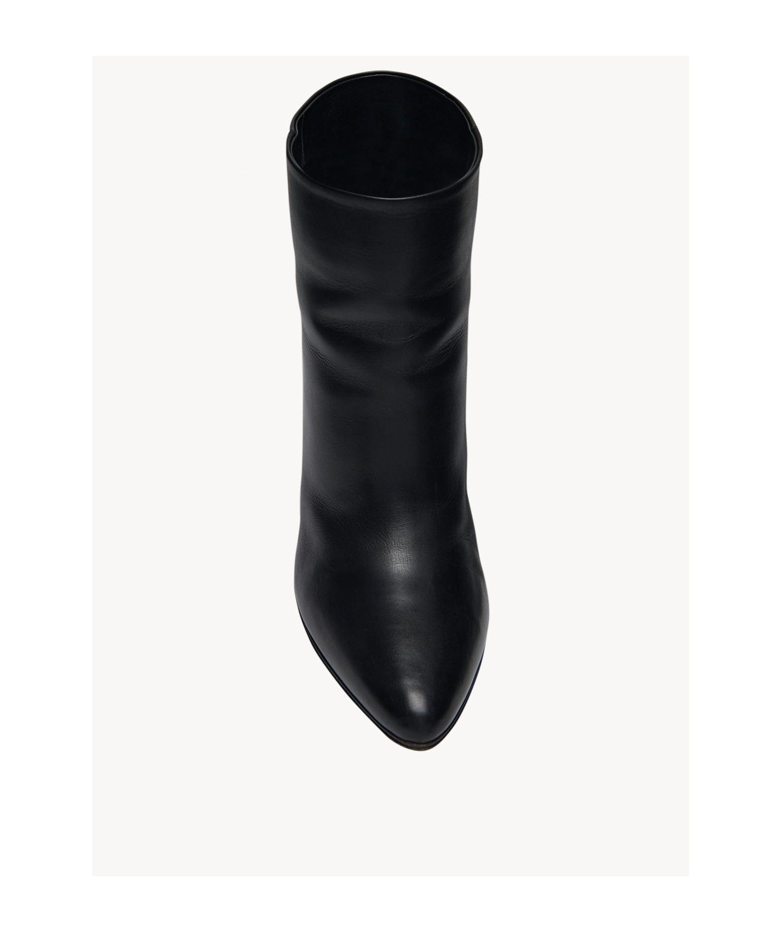 The Row Pointed Short Boots In Black