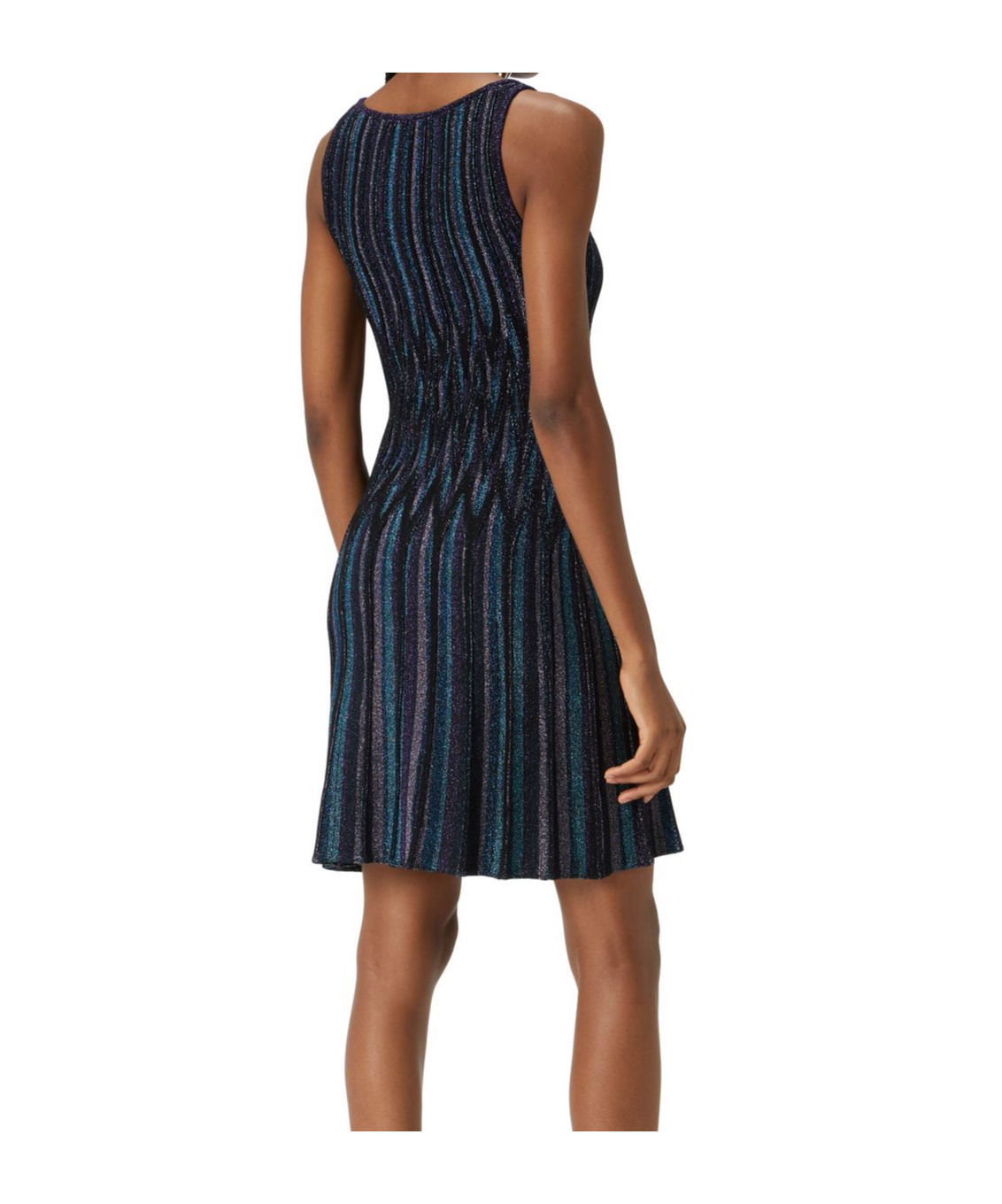 Missoni Diamond Mini Dress In Black