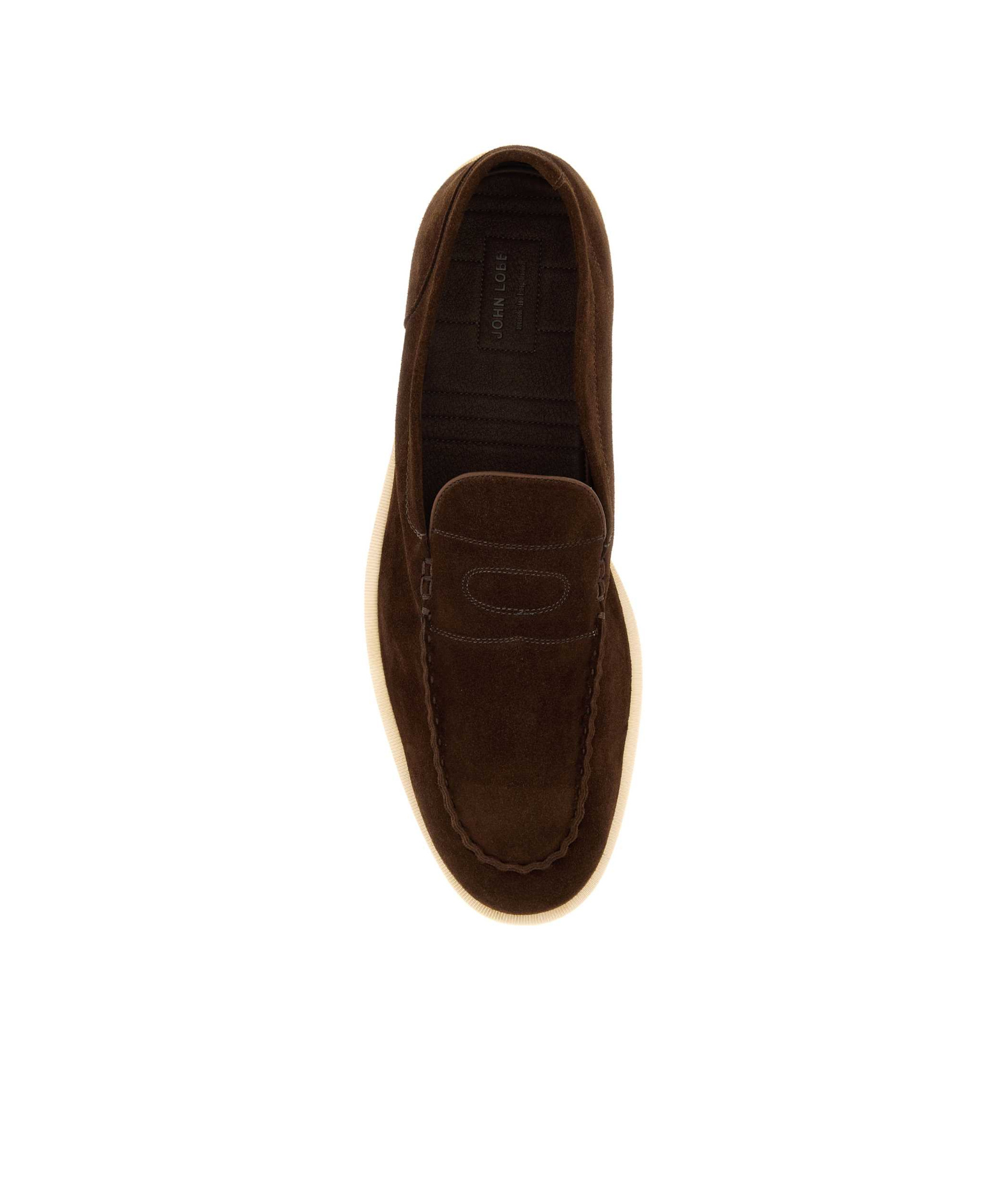 Shop John Lobb Pace Slip-on Loafers In Brown