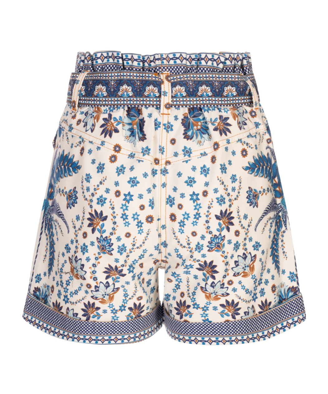 Farm Rio Belt Loop Shorts In Multi