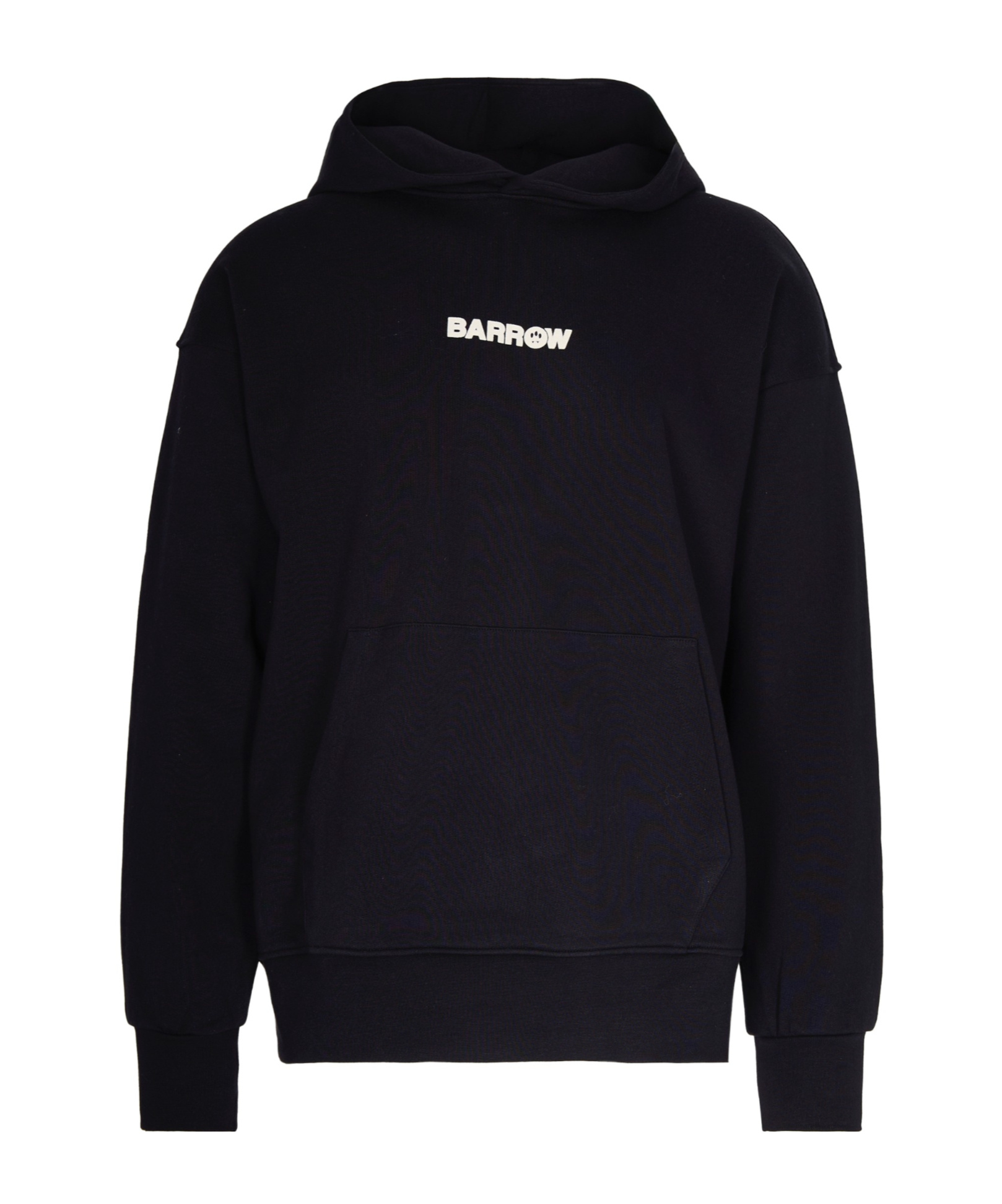 Barrow Logo Printed Hoodie In Black