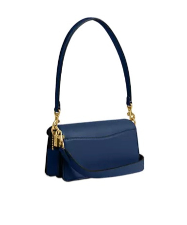 Coach Tabby Schultertasche 20 In Brass/dark Blue