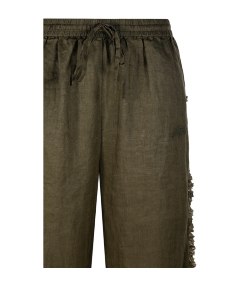 P.A.R.O.S.H FRAYED-TIM TROUSERS