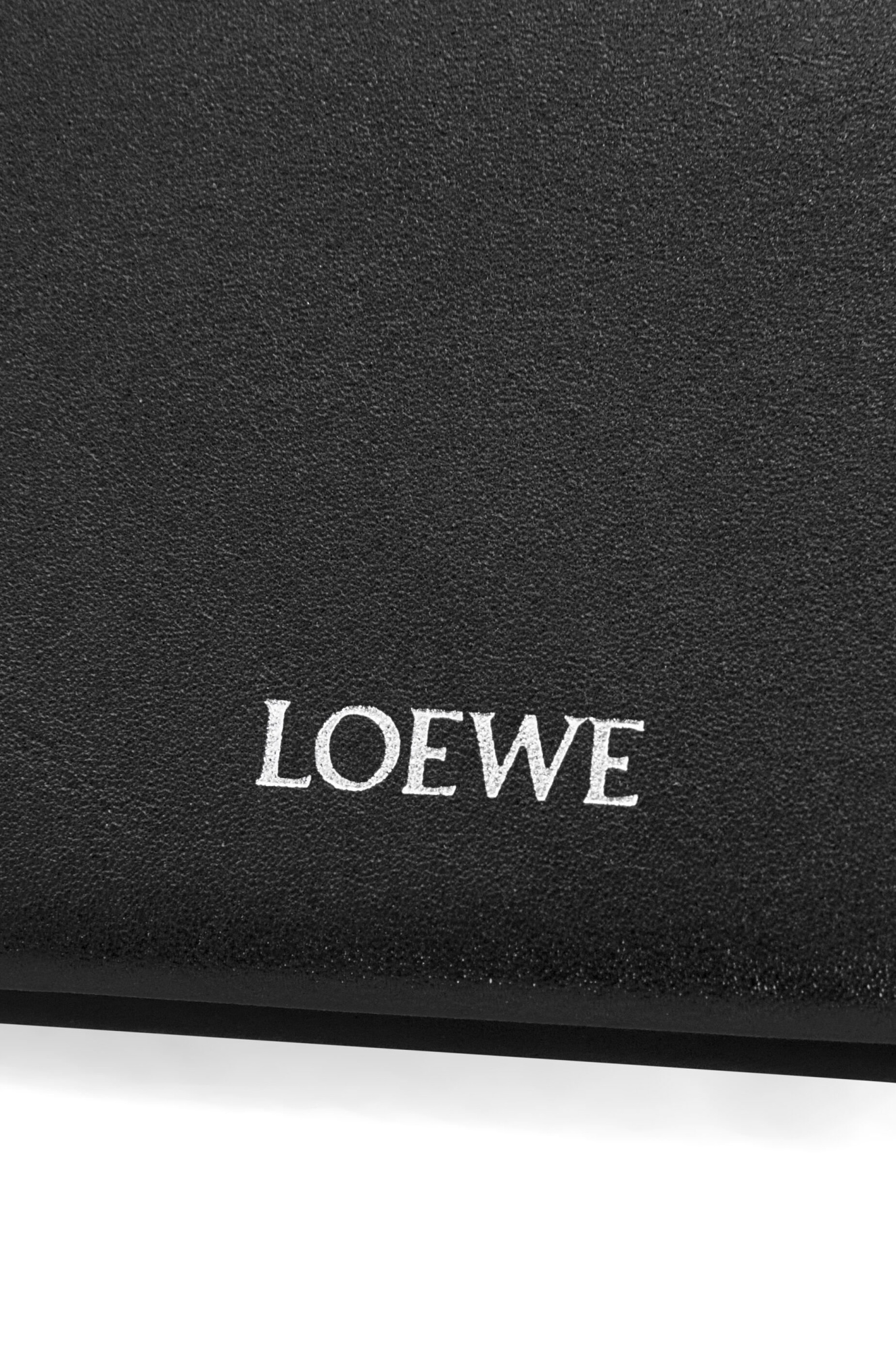 Loewe Zippered Three-fold Wallet In Black