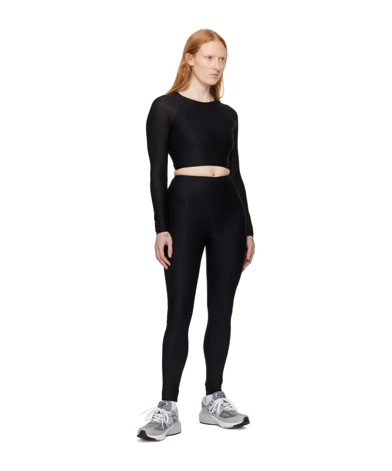 Wolford Active Flow Long-sleeved Blouse In Black