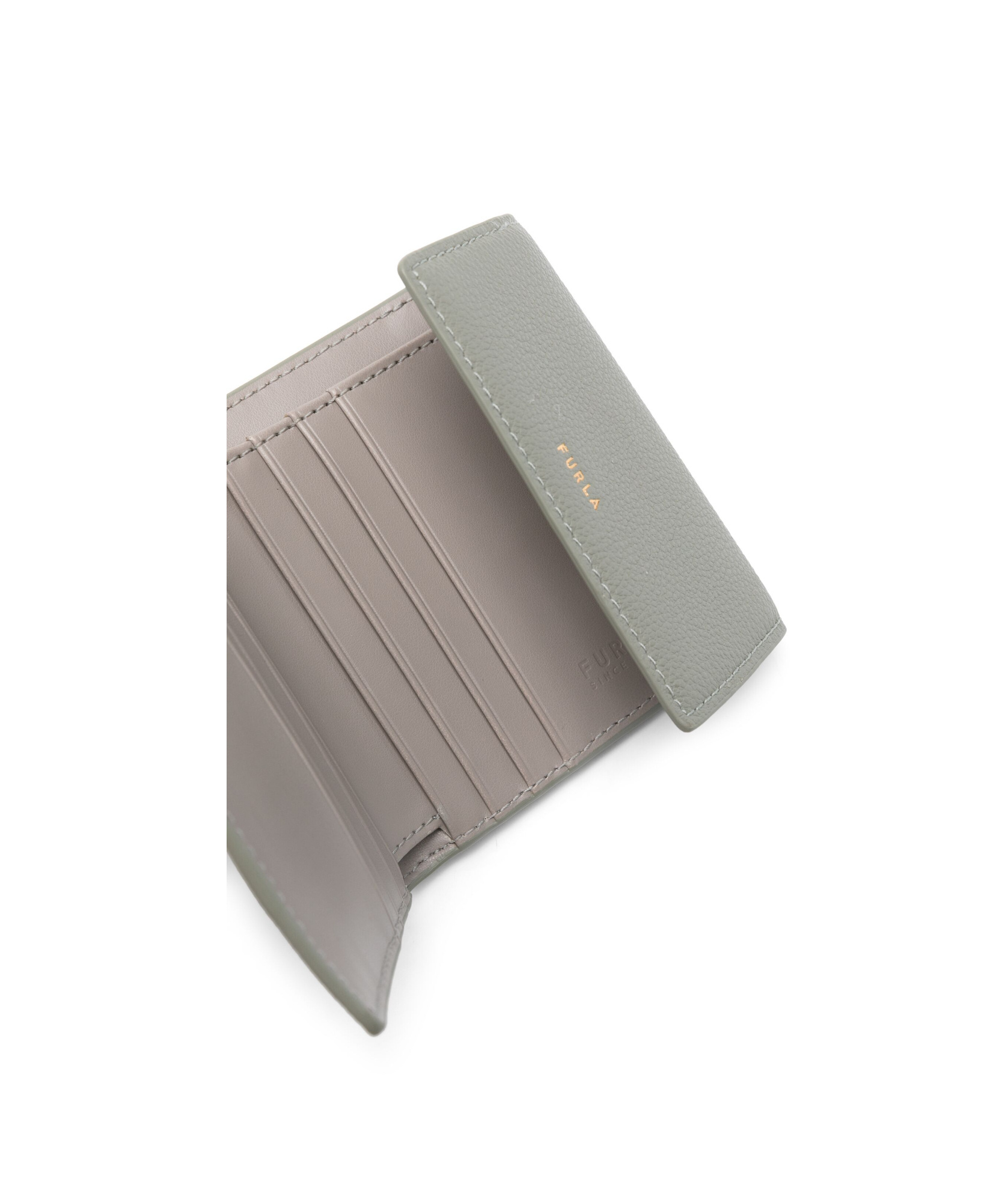 Furla Medium Goccia Wallet In Gray