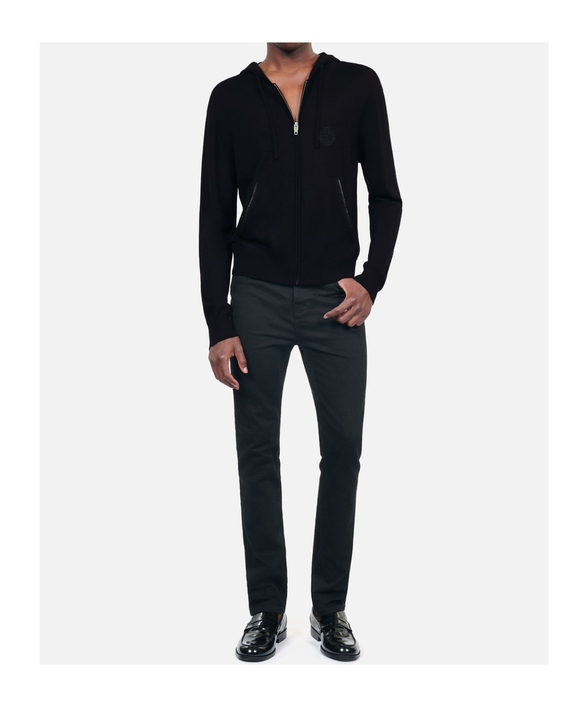 The Kooples Wool Sweater In Black