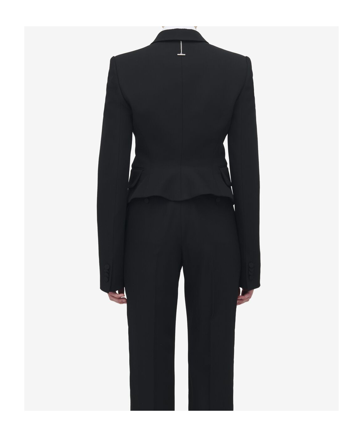 Alexander Mcqueen Wool-blend Double-breasted Blazers In Black