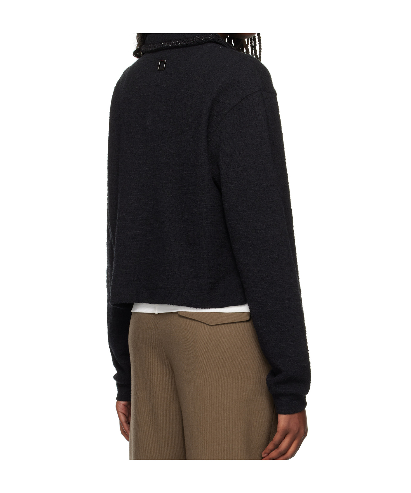 WOOYOUNGMI LONG-SLEEVED POLO SHIRT