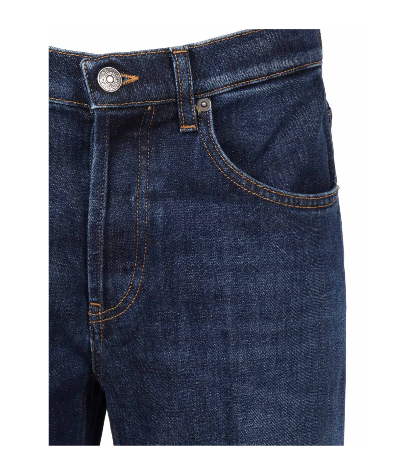 Dondup Embossed Logo Wrangler Jeans In Black