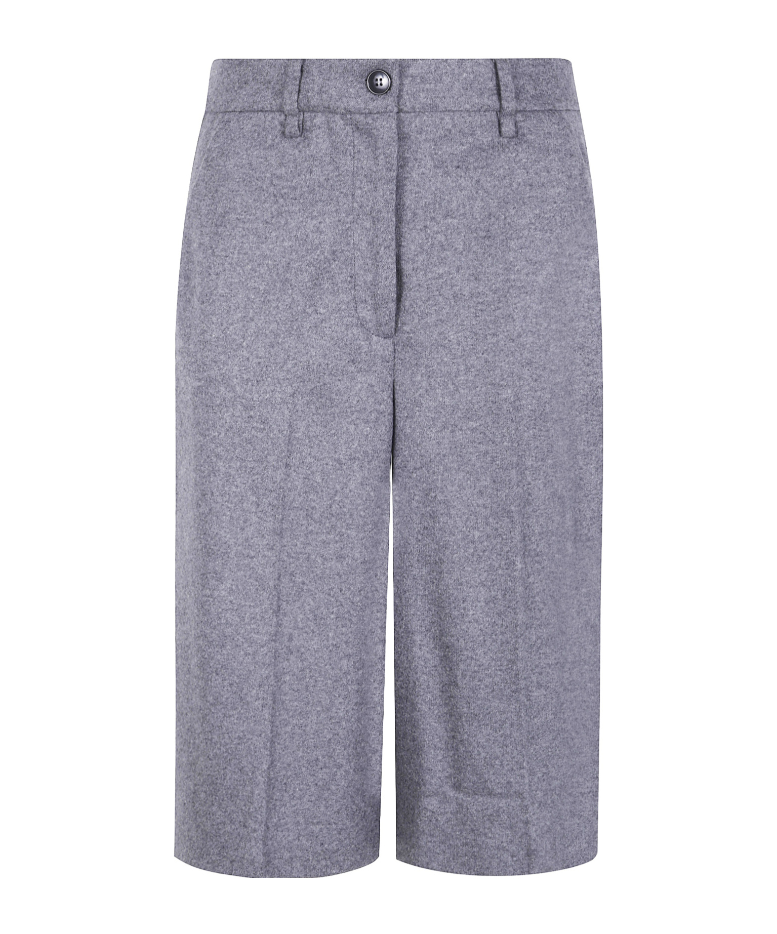 Seventy Button-fastening Cotton Shorts In Gray