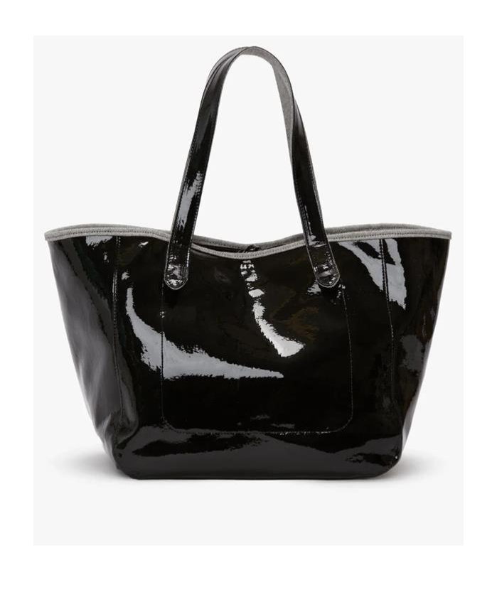 Jw Anderson Belt Tote - Coated Denim Tote Bag