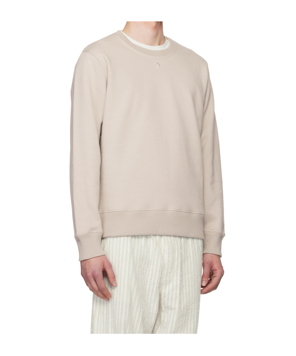 Craig Green Beige Hole Sweatshirt In Nude