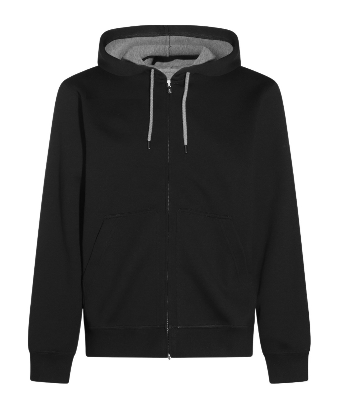 Brunello Cucinelli Leisure Zipped Sweatshirt In Black
