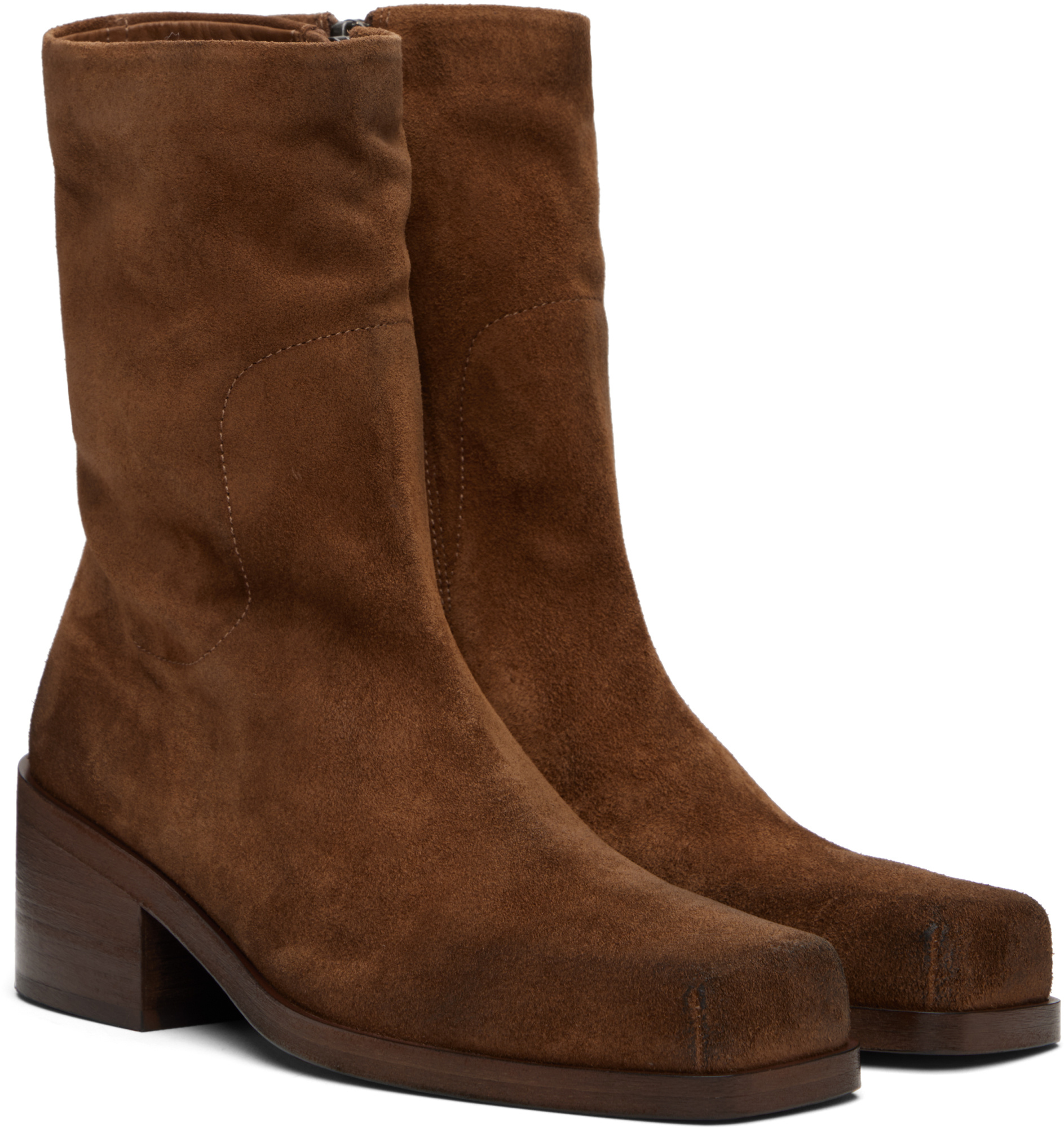 Marsèll Cassello Ankle Boots In Brown