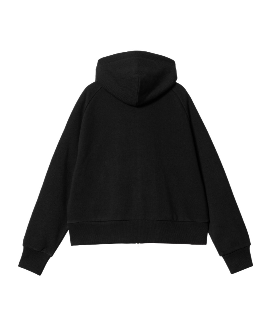 Carhartt Wip Hooded Eldon Jacket Sweatshirt In Black