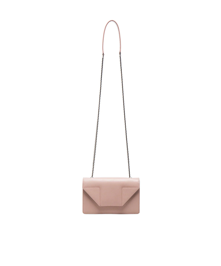 Shop Saint Laurent Flip Shoulder Bag In Pink