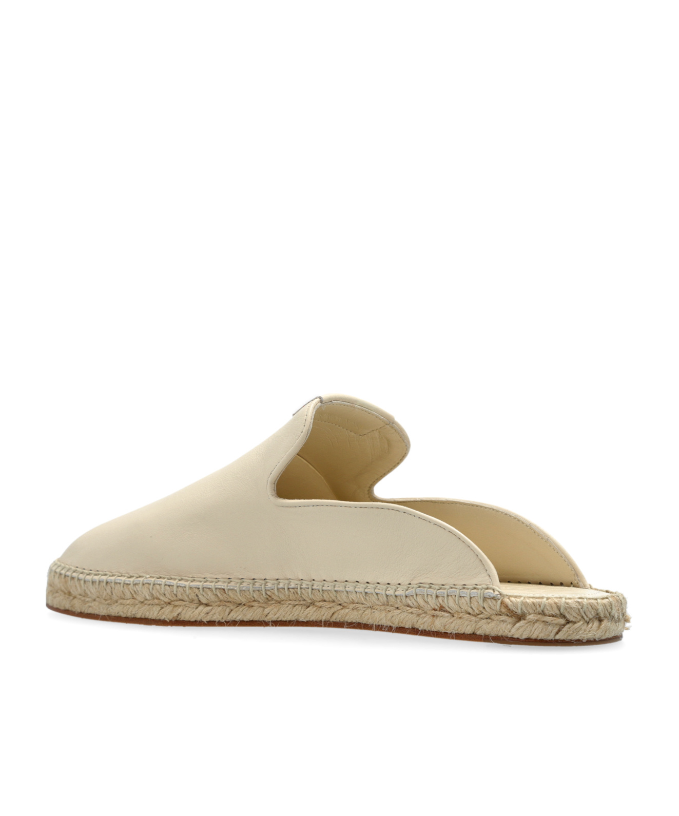 Lanvin Leather Espadrilles In Nude