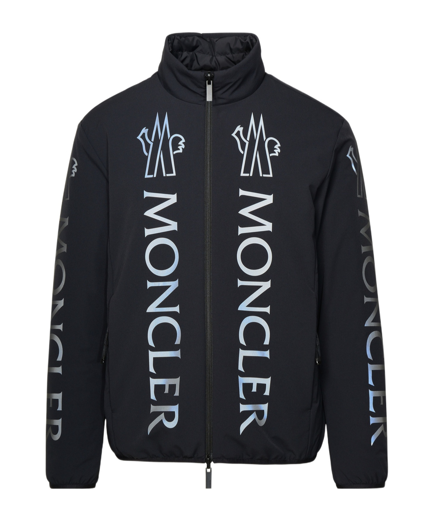 Moncler Ponset Reversible Nylon Jacket In Black