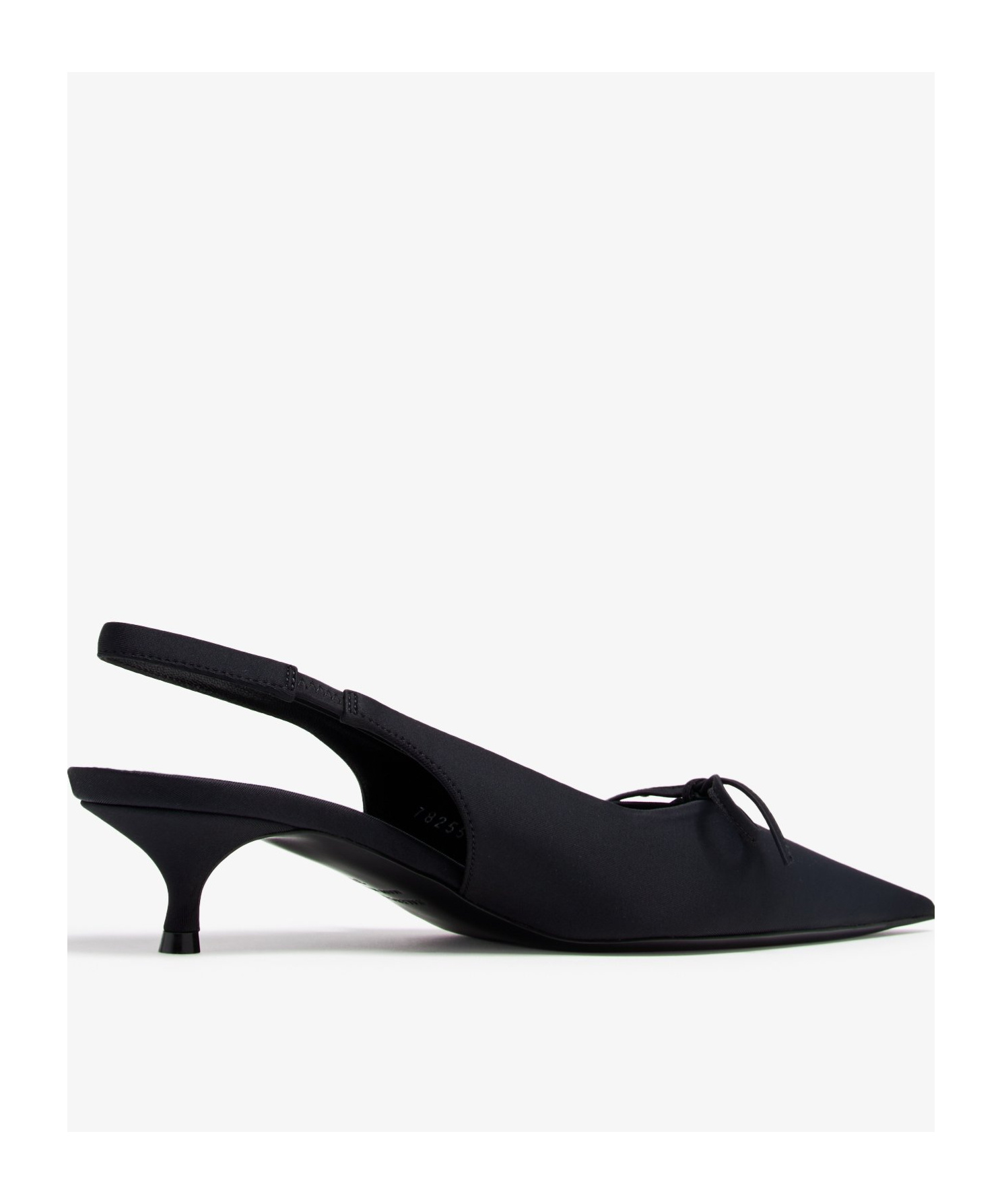 Balenciaga 40mm Slingback Leather Pumps In Black