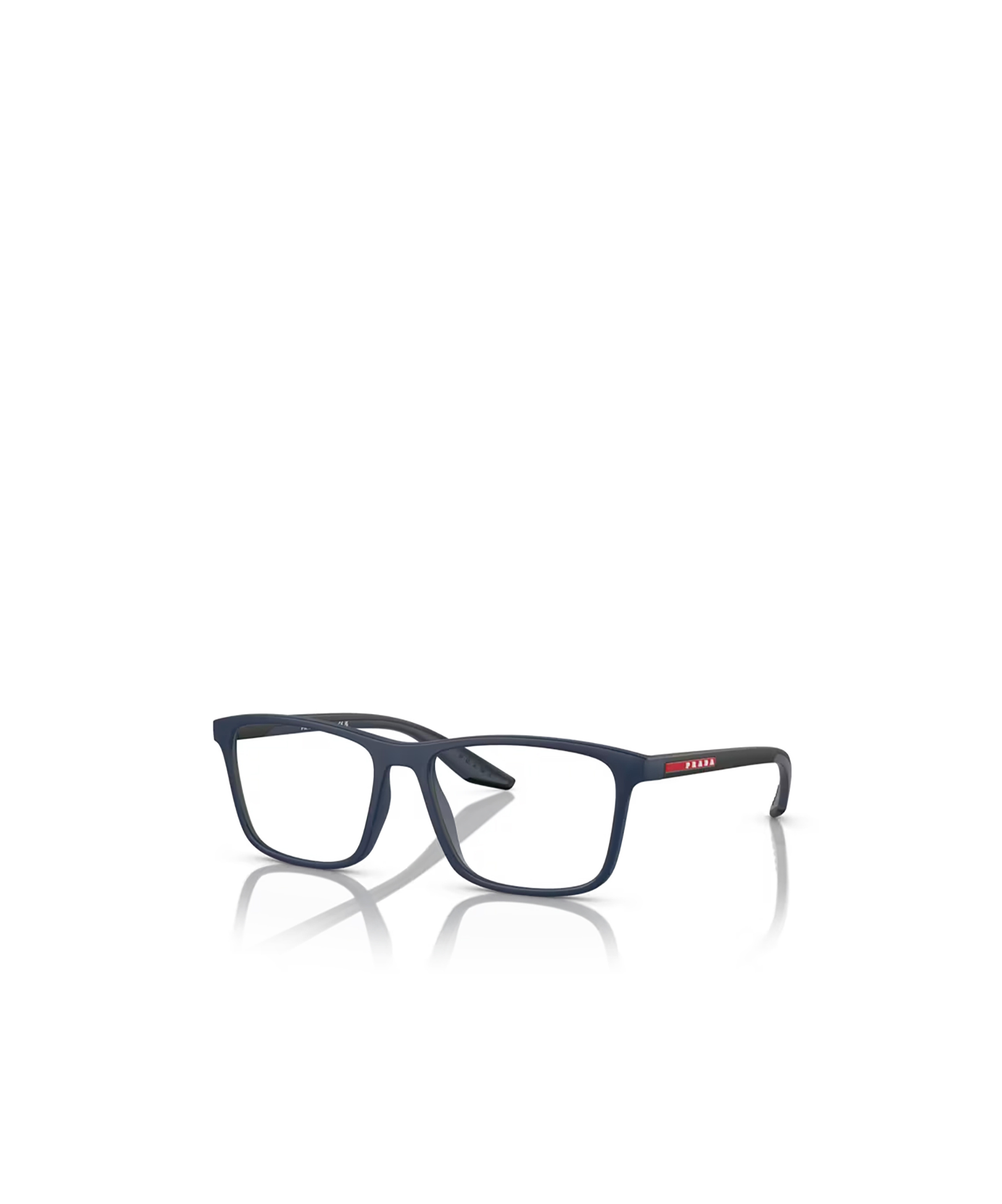 Prada Linea Rossa Ps 01qv Tfy1o1 Gomma Blu Glasses In Gray