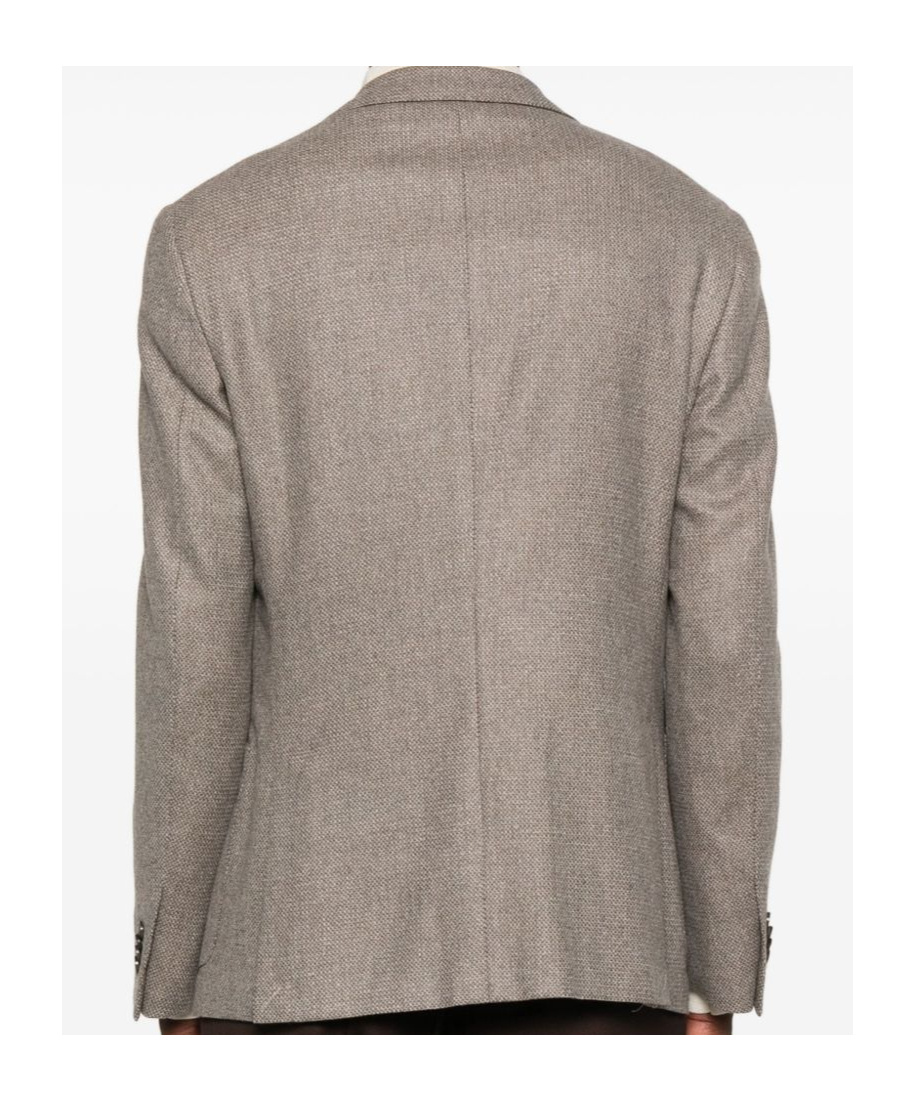 Corneliani Tailored Brown Blazer With Classic Design In Brown