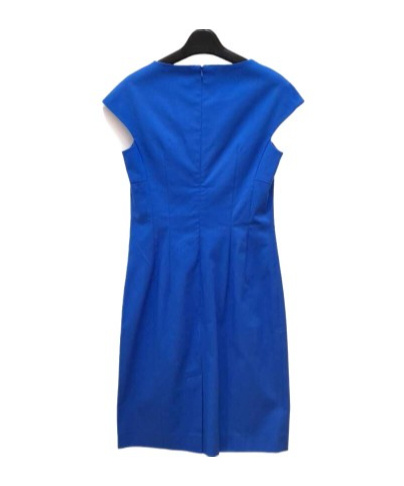 Weekend Max Mara Round Neck Dress In Blue