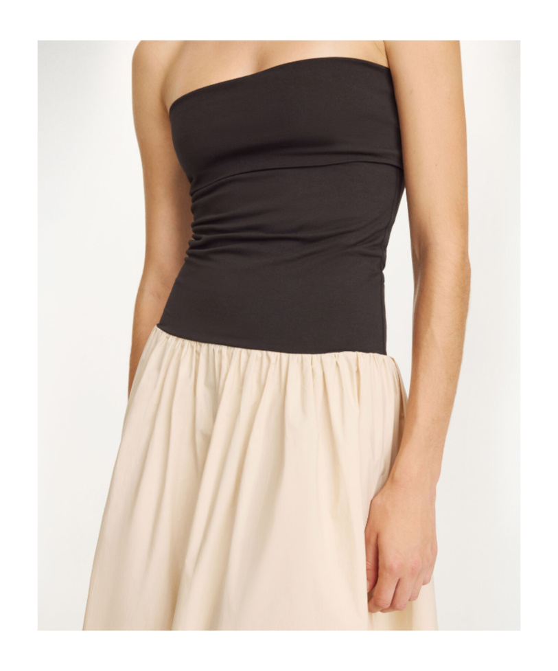 By Malene Birger Marc Organic Cotton Maxi Dress In Neutral