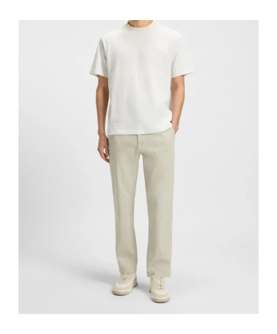 Hugo Boss Drawstring-cuffed Trousers In White