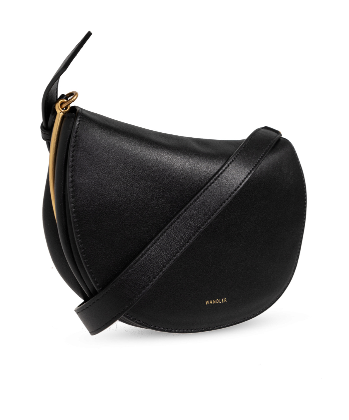 Shop Wandler Kate Shoulder Bag In Black