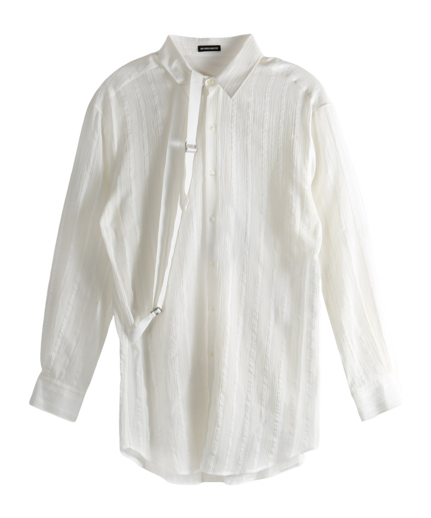 Ann Demeulemeester Ebba Comfort Shirt With Adjustable Strap In White