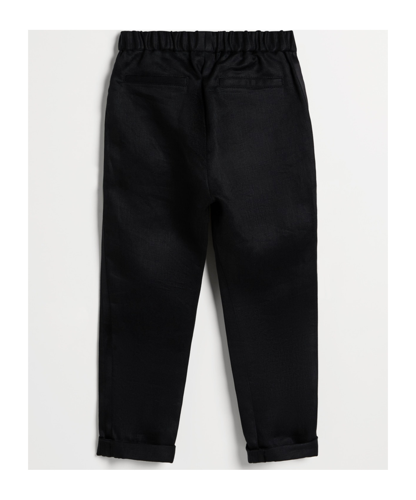Brunello Cucinelli Tuxedo Trousers In Black