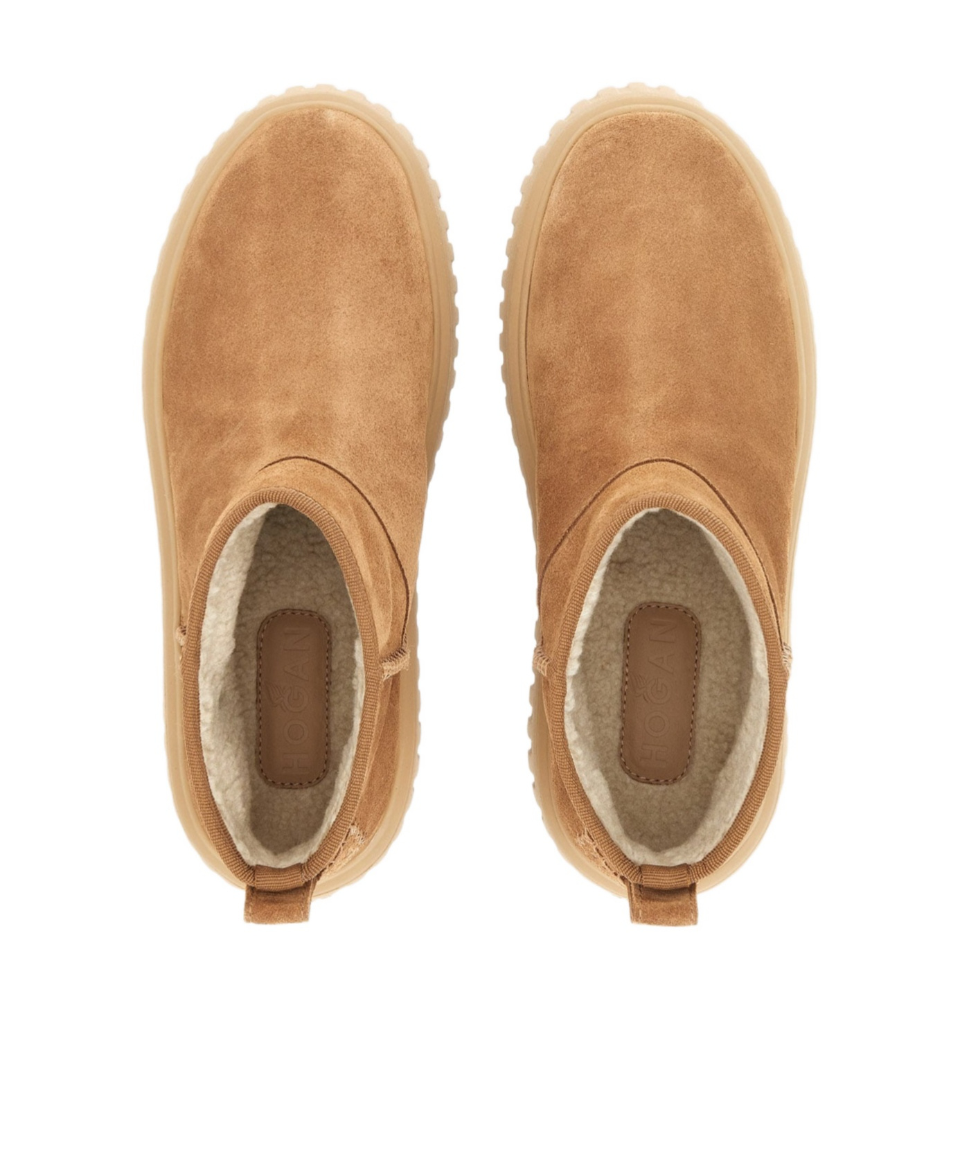 Hogan Low-top Boots Featuring H-stripes In Brown