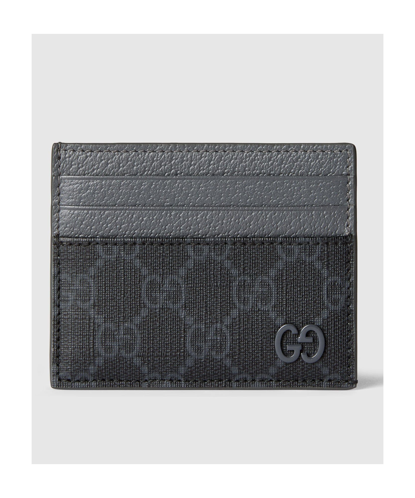 Gucci Compact Fabric Cardholder In Black