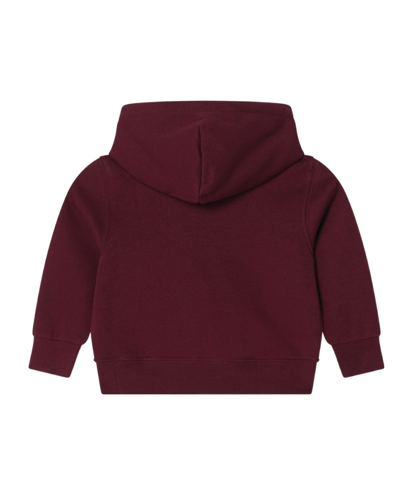 Polo Ralph Lauren Polo Bear Graphic Fleece Hoodie In Burgundy