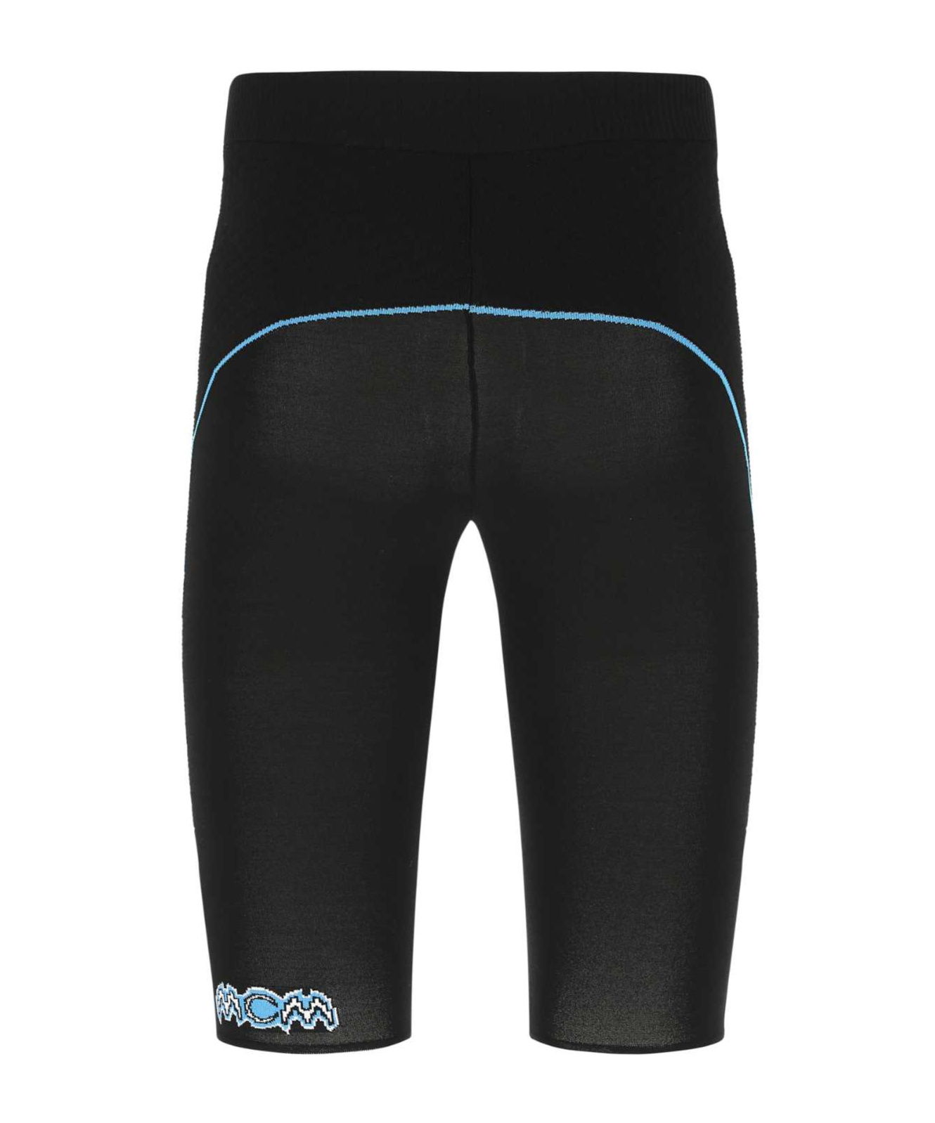 Mcm Black Viscose Blend Leggings In Black