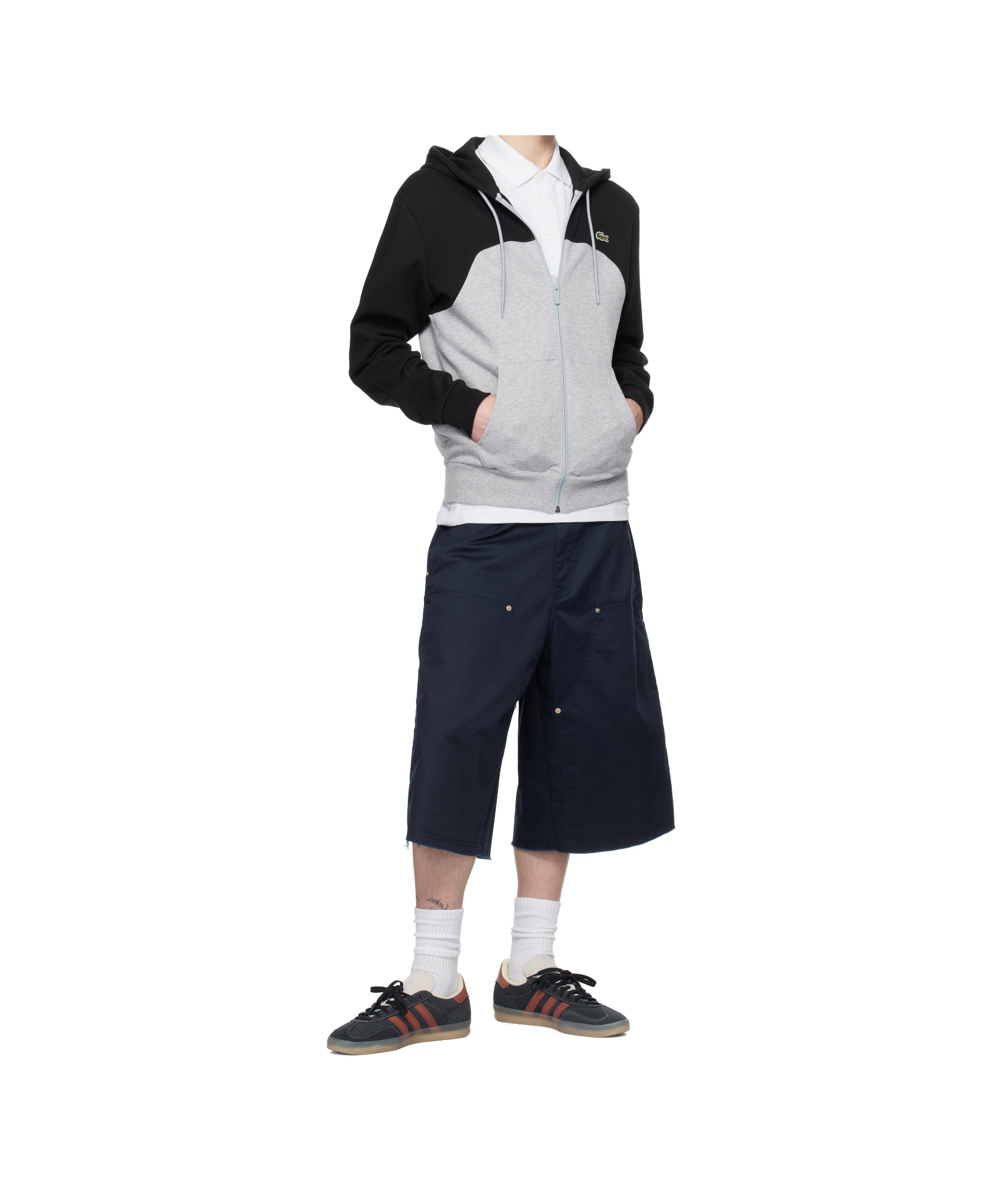 Lacoste Long-sleeved Sweatshirt In Multi
