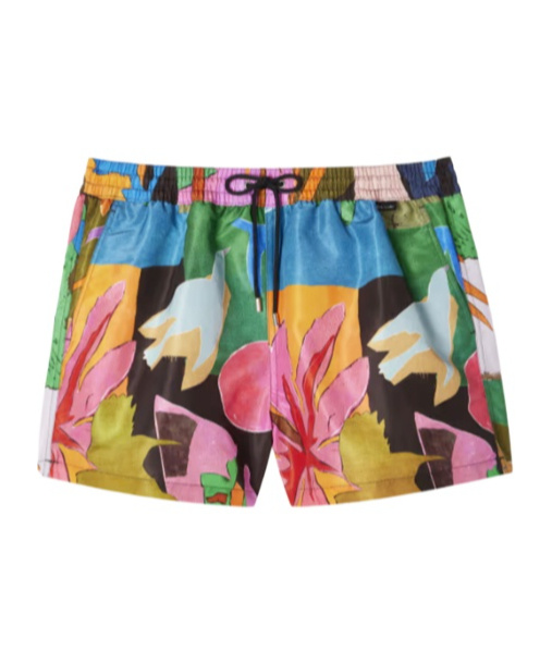 Paul Smith Striped Swim Shorts In Multi