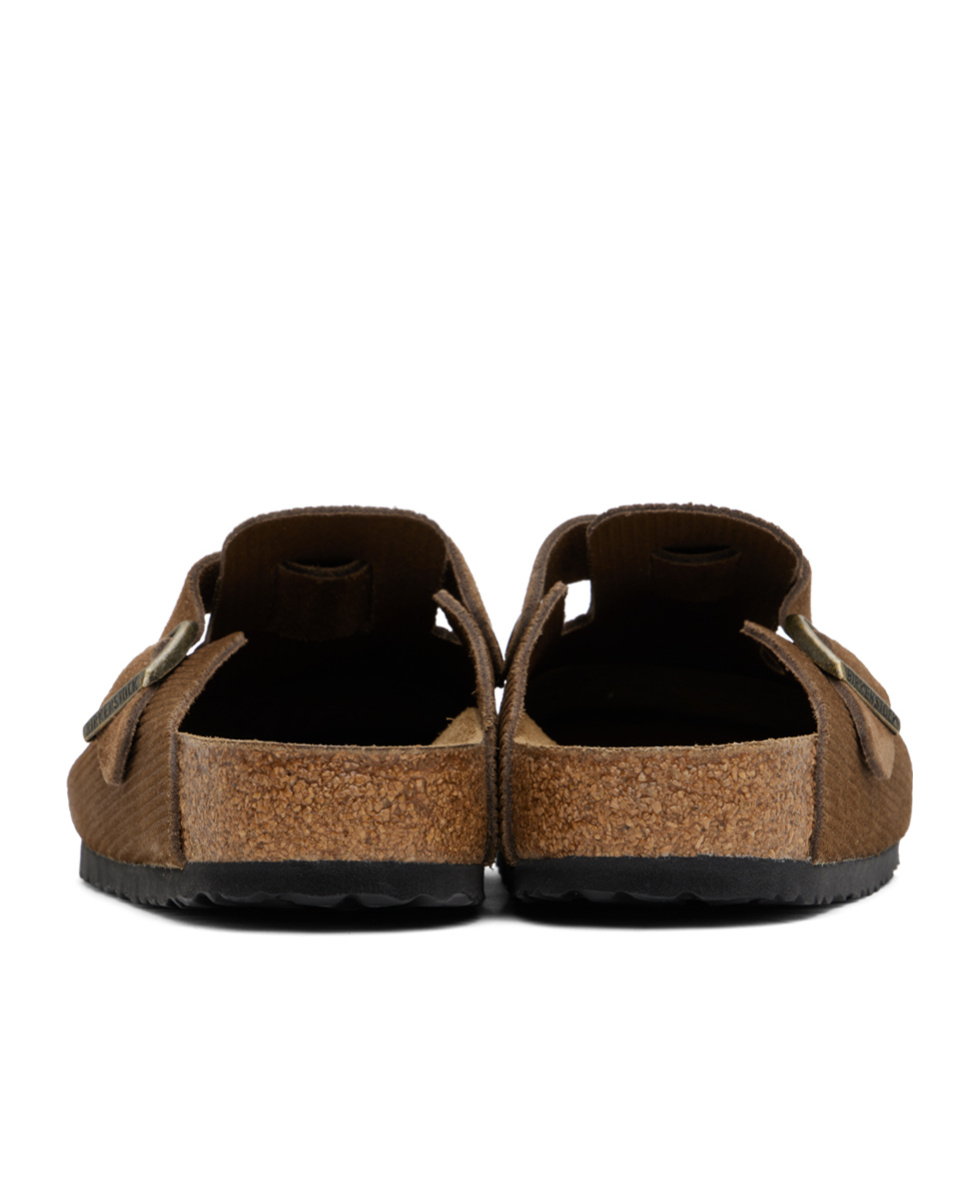 Birkenstock Regular Boston Muller Shoes In Brown