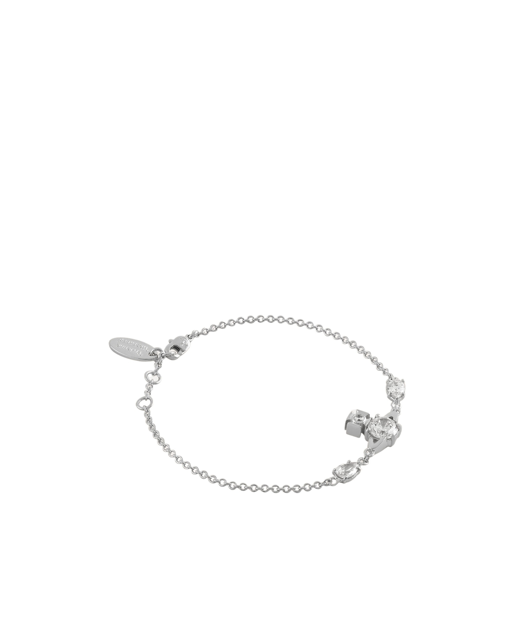 Vivienne Westwood Orb Embellished Bracelet In White