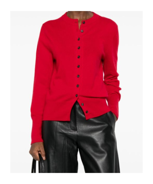 Lisa Yang Button-front Cardigan In Red