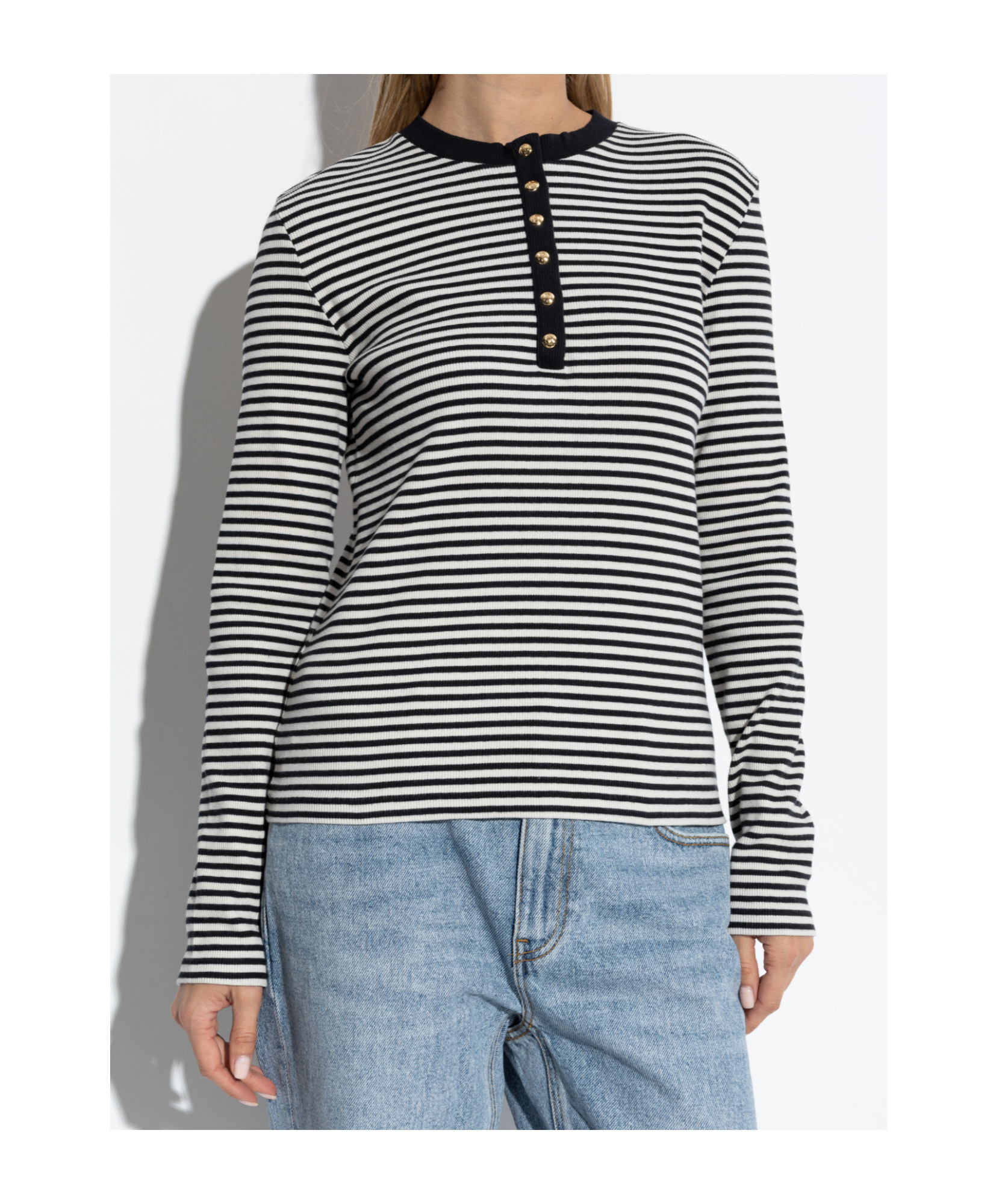 Shop Anine Bing Alessia T-shirt In Black