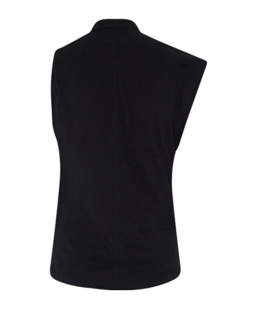 Isabel Marant Asymmetric Organic Cotton T-shirt In Black