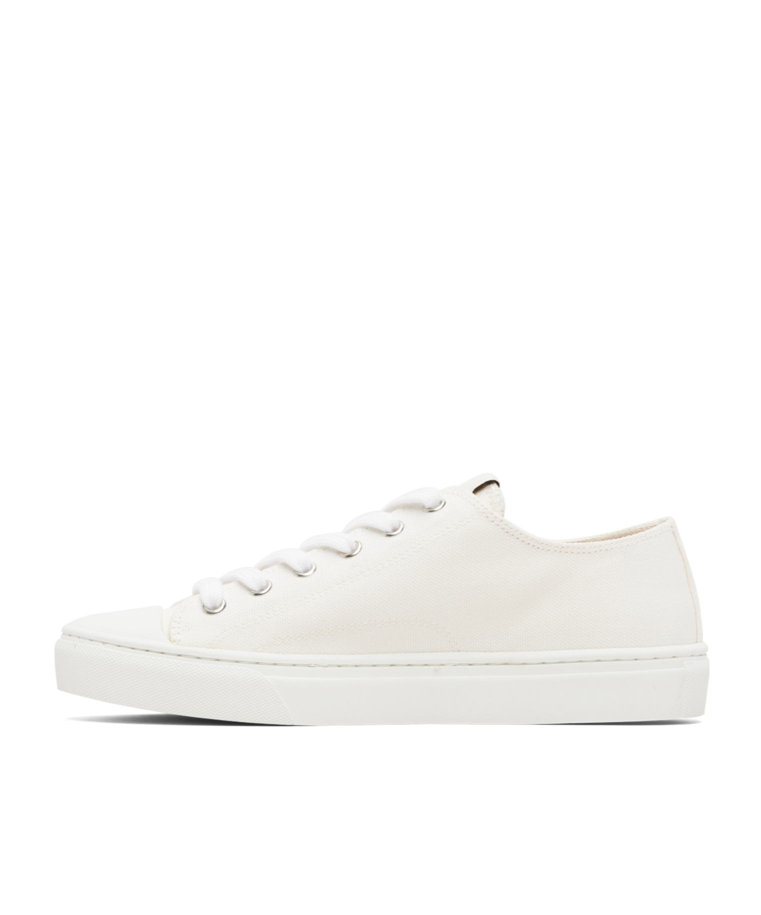 Vivienne Westwood Low Top Canvas Plimsoll Sneakers In White