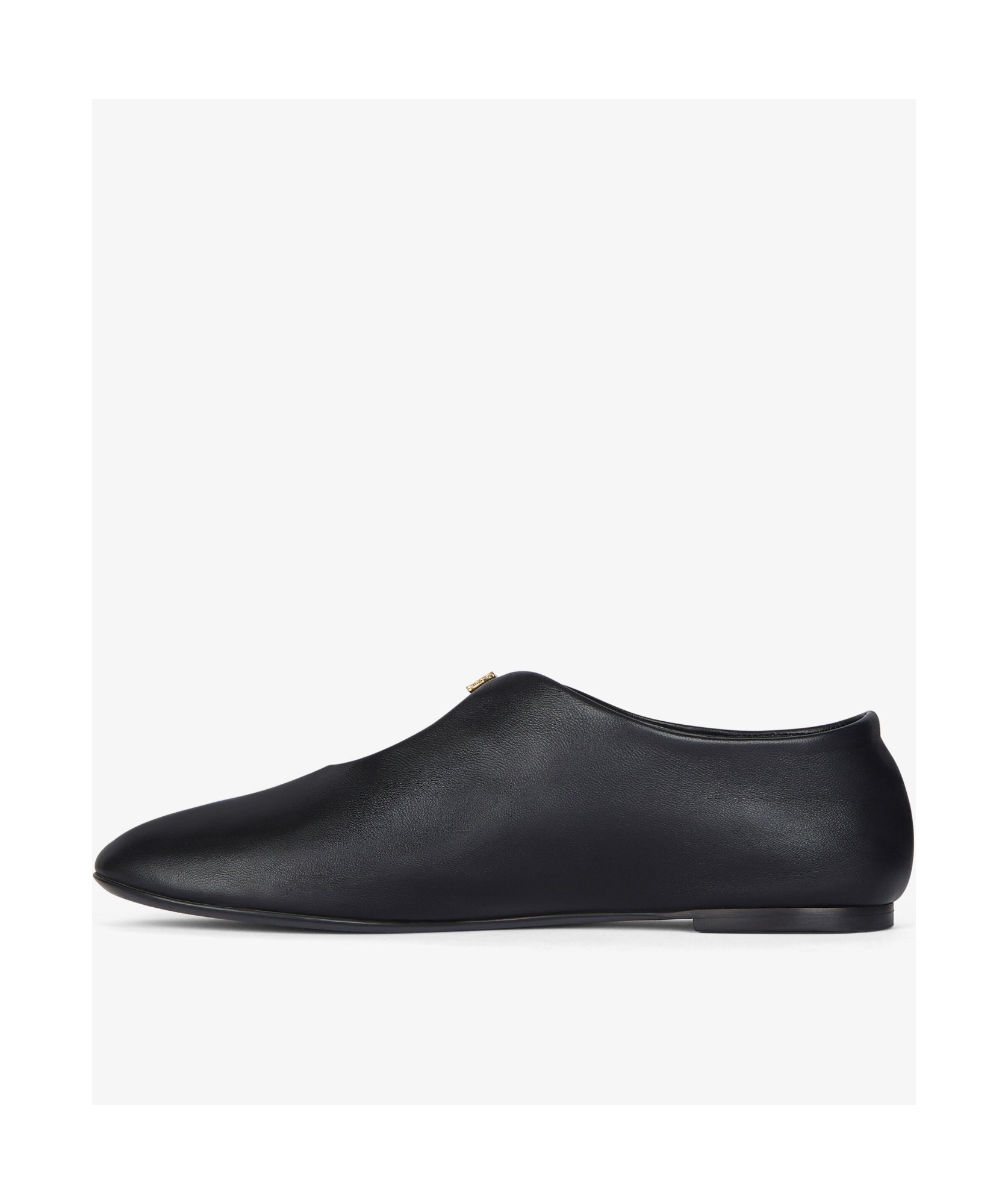 Givenchy 4g Liquid Nappa Leather Ballet Flats In Black